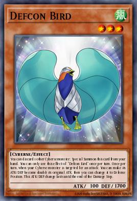Defcon Bird Yu-Gi-Oh card