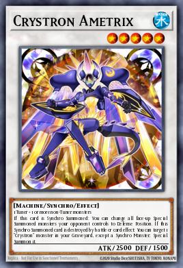 Crystron Ametrix Yu-Gi-Oh card