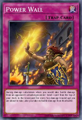 Power Wall Yu-Gi-Oh card