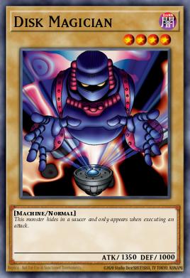 Disk Magician Yu-Gi-Oh card