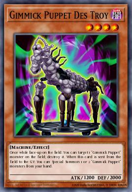 Gimmick Puppet Des Troy Yu-Gi-Oh card
