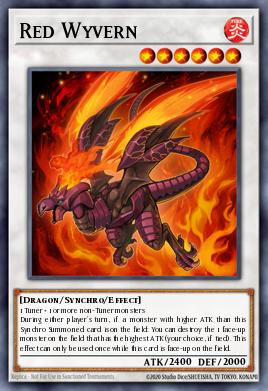Red Wyvern Yu-Gi-Oh card