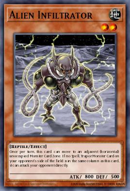 Alien Infiltrator Yu-Gi-Oh card