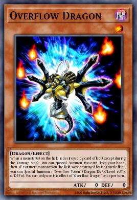 Overflow Dragon Yu-Gi-Oh card