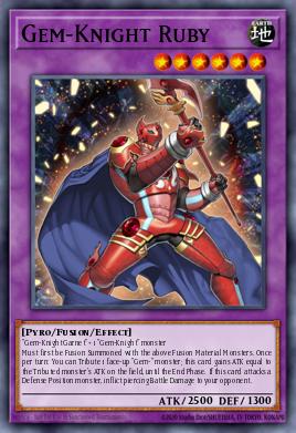 Gem-Knight Ruby Yu-Gi-Oh card
