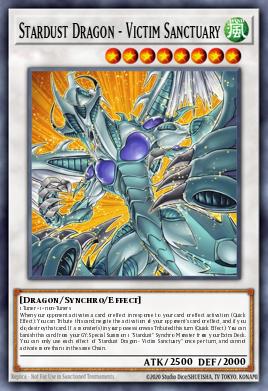 Stardust Dragon - Victim Sanctuary Yu-Gi-Oh card