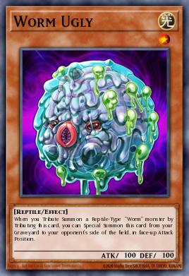 Worm Ugly Yu-Gi-Oh card