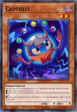 Capshell Yu-Gi-Oh card