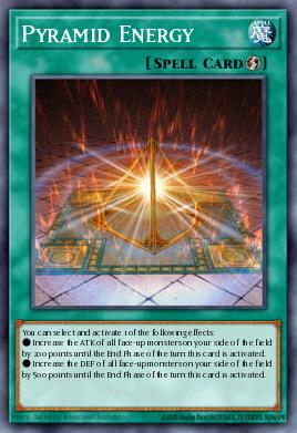 Pyramid Energy Yu-Gi-Oh card