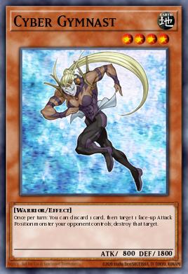 Cyber Gymnast Yu-Gi-Oh card