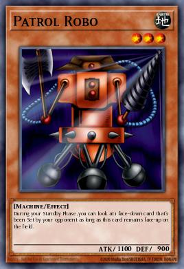 Patrol Robo Yu-Gi-Oh card