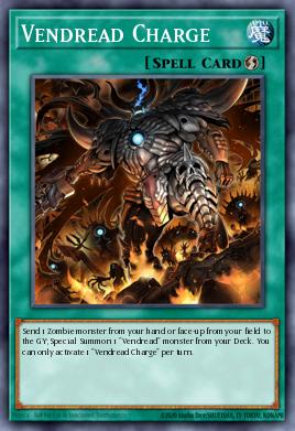 Vendread Charge Yu-Gi-Oh card