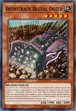 Infinitrack Brutal Dozer Yu-Gi-Oh card