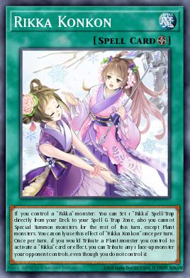 Rikka Konkon Yu-Gi-Oh card