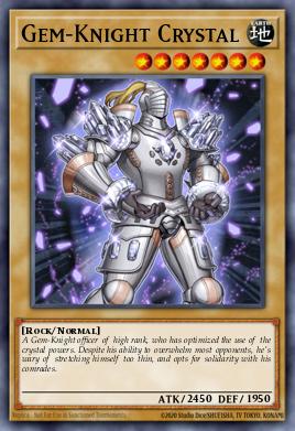 Gem-Knight Crystal Yu-Gi-Oh card