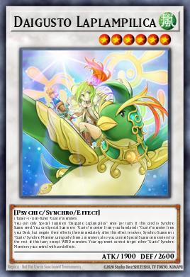 Daigusto Laplampilica Yu-Gi-Oh card
