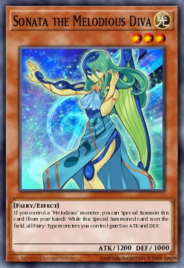 Sonata the Melodious Diva Yu-Gi-Oh card