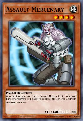 Assault Mercenary Yu-Gi-Oh card
