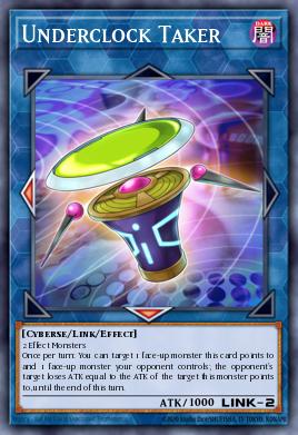 Underclock Taker Yu-Gi-Oh card