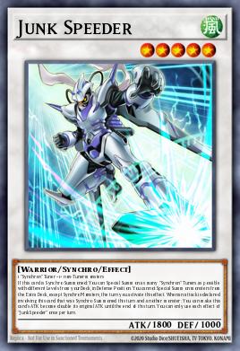 Junk Speeder Yu-Gi-Oh card