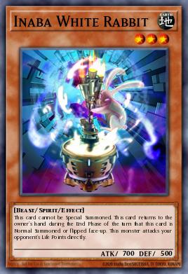 Inaba White Rabbit Yu-Gi-Oh card