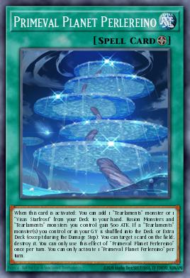 Primeval Planet Perlereino Yu-Gi-Oh card