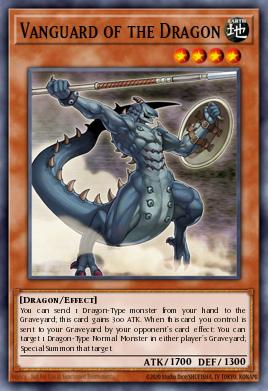 Vanguard of the Dragon Yu-Gi-Oh card