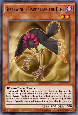 Blackwing - Harmattan the Dust Yu-Gi-Oh card