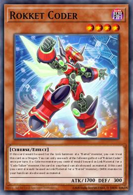 Rokket Coder Yu-Gi-Oh card