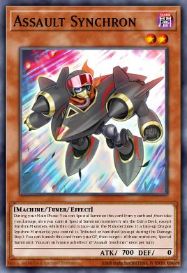 Assault Synchron Yu-Gi-Oh card