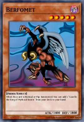 Berfomet Yu-Gi-Oh card