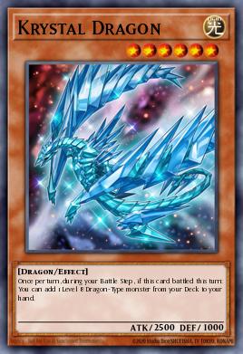 Krystal Dragon Yu-Gi-Oh card