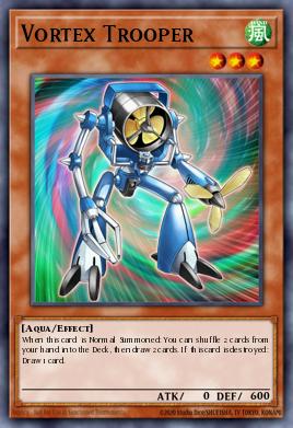Vortex Trooper Yu-Gi-Oh card