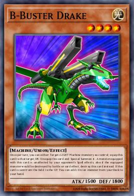 B-Buster Drake Yu-Gi-Oh card