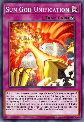 Sun God Unification Yu-Gi-Oh card