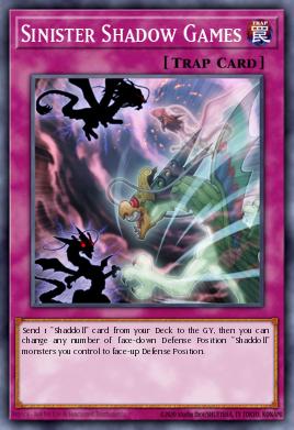 Sinister Shadow Games Yu-Gi-Oh card