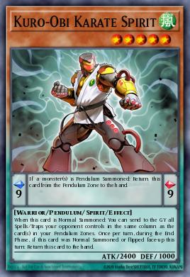 Kuro-Obi Karate Spirit Yu-Gi-Oh card