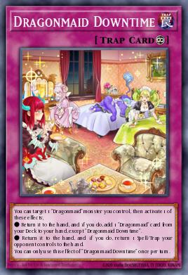 Dragonmaid Downtime Yu-Gi-Oh card