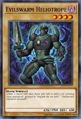 Evilswarm Heliotrope Yu-Gi-Oh card