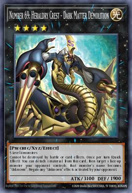 Number 69: Heraldry Crest - Dark Matter Demolition Yu-Gi-Oh card