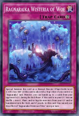 Ragnaraika Wisteria of Woe Yu-Gi-Oh card