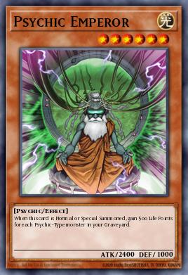 Psychic Emperor Yu-Gi-Oh card