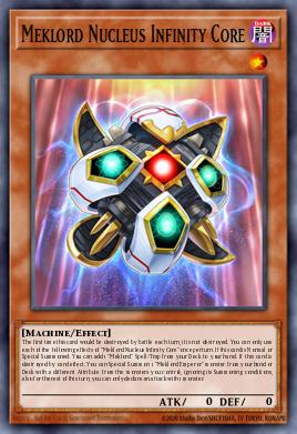 Meklord Nucleus Infinity Core Yu-Gi-Oh card