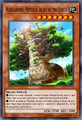 Alpacaribou, Mystical Beast of the Forest Yu-Gi-Oh card