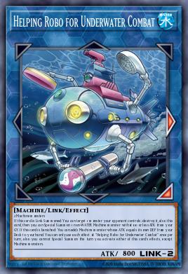 Helping Robo for Underwater Combat Yu-Gi-Oh card