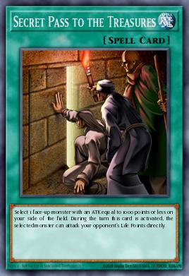 Secret Pass to the Treasures Yu-Gi-Oh card