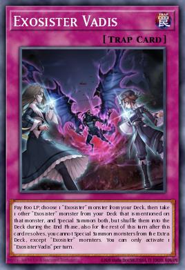 Exosister Vadis Yu-Gi-Oh card