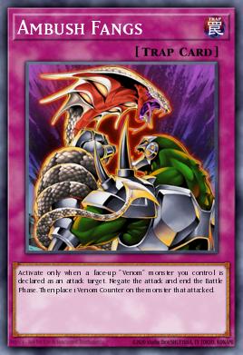 Ambush Fangs Yu-Gi-Oh card