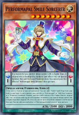 Performapal Smile Sorcerer Yu-Gi-Oh card