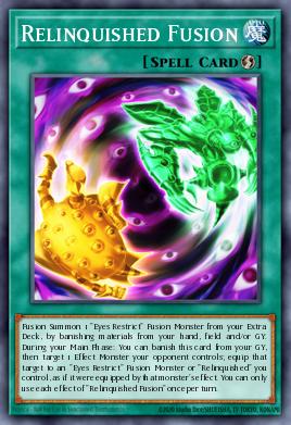 Relinquished Fusion Yu-Gi-Oh card